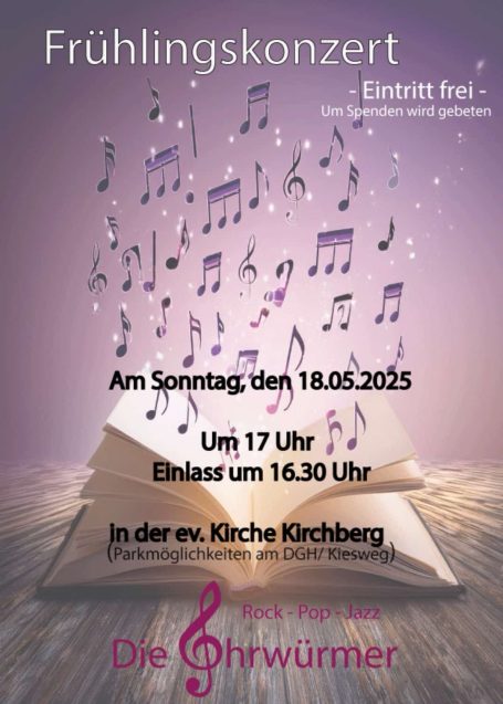 Frühlingskonzert am 18.05.2025 in Gudensberg